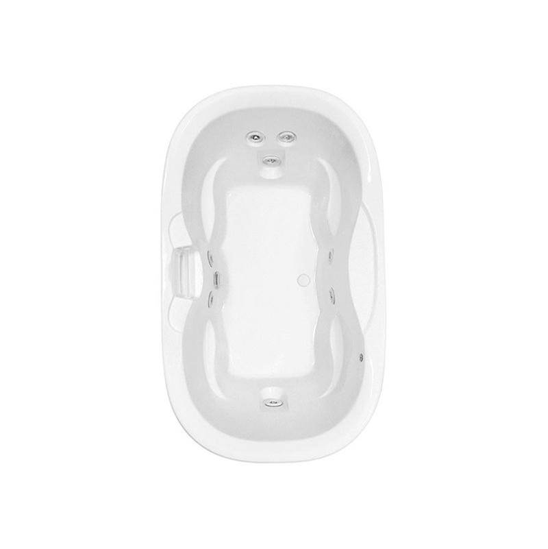 Aquatic Universal Oval Drop-in Bathtub